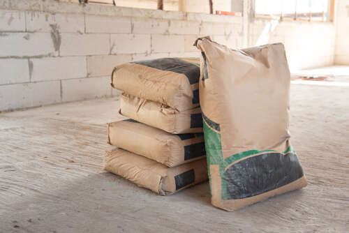 Cement Bags Kept On Floor | UltraTech Cement