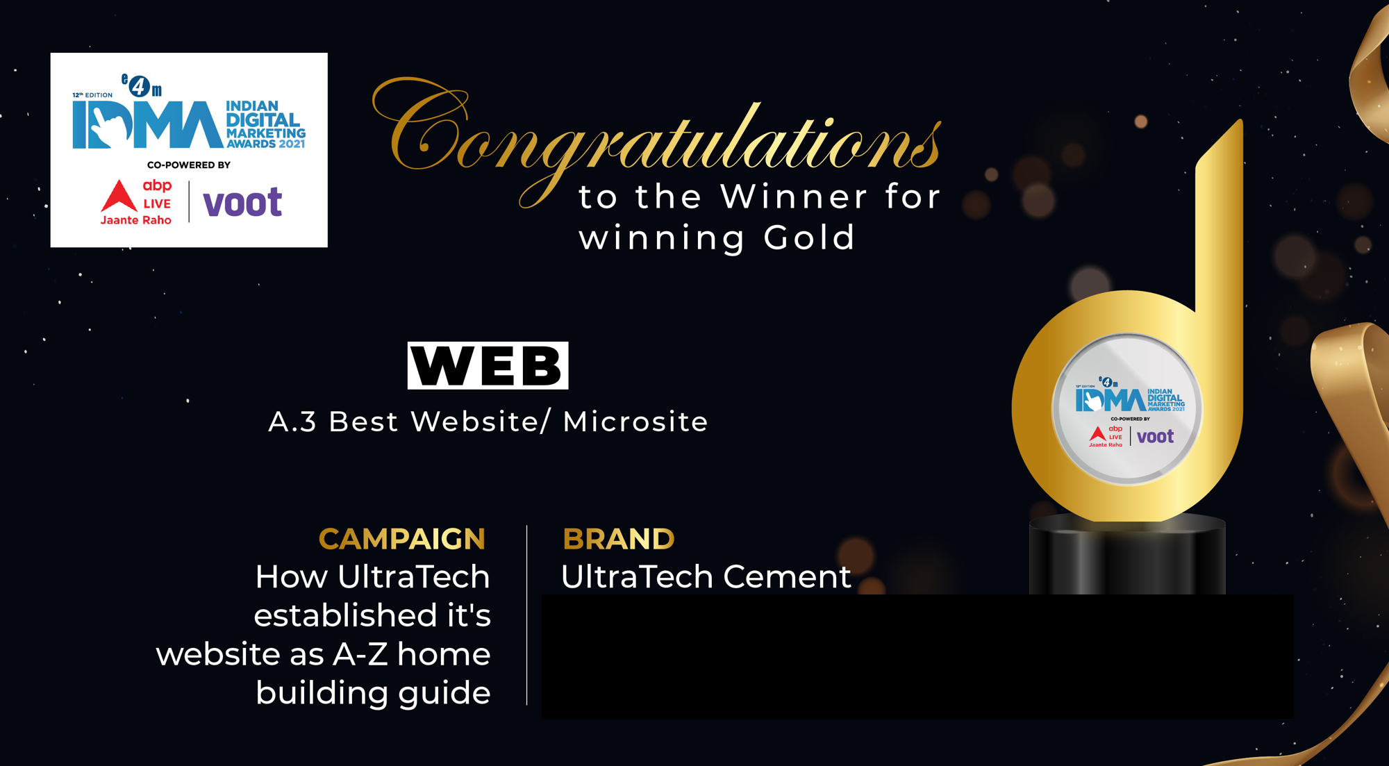 UltraTech - Digital Marketing Awards