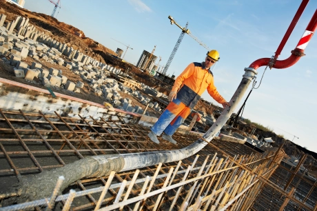 Concrete with reduced labour 