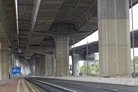 Girders and pier caps
