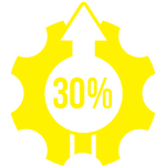 ಸೇವಾ ಅವಧಿಯಲ್ಲಿ 30% ಹೆಚ್ಚಳ - ಕಡಿಮೆ ದುರಸ್ತಿ,