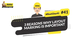 Home Layout Marking |Building Layout Marking Tips | #BaatGharKi |English| UltraTech Cement
