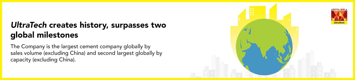 Ultratech creates history, surpasses two global milestones