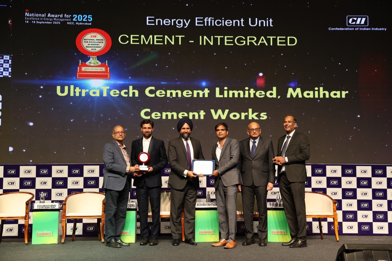 UltraTech’s Units Shine Bright at the CII National Awards for Excellence in Energy Management
