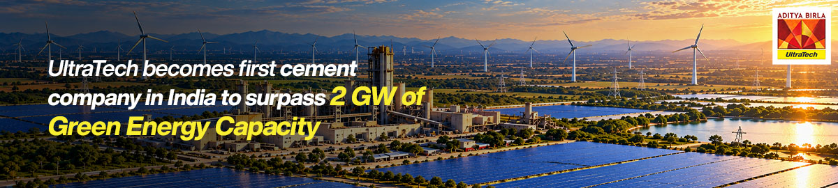 UltraTech becomes first cement company in India to surpass 2 gigawatts of green energy capacity