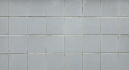 Light grey square tile wall background | Ultratech