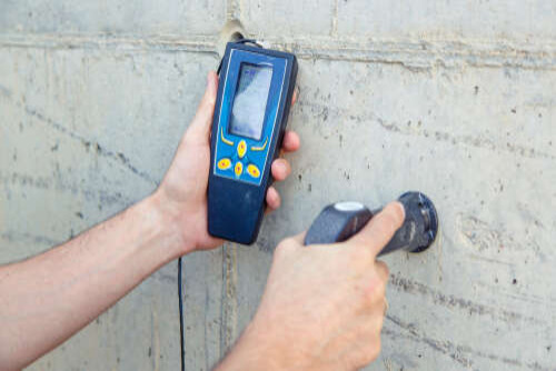 Worker Using Rebound And Schmidt Hammer | UltraTech Cement