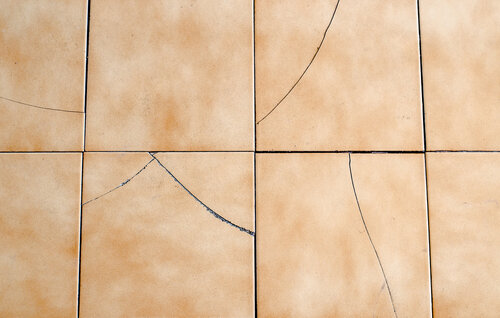 Cracks In Floor Tile