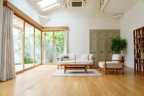 Natural Light Brightening the Living Room | UltraTech Cement