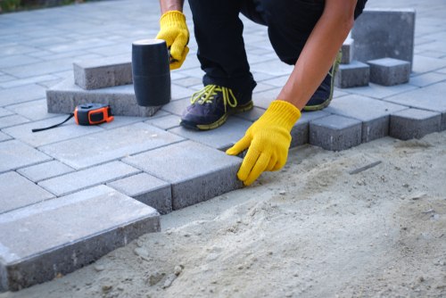 Laying paving stones on M10 conrete mix | UltraTech