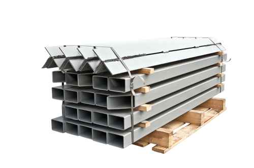 Square Metal Beams Used in Constructing Pillars | UltraTech Cement