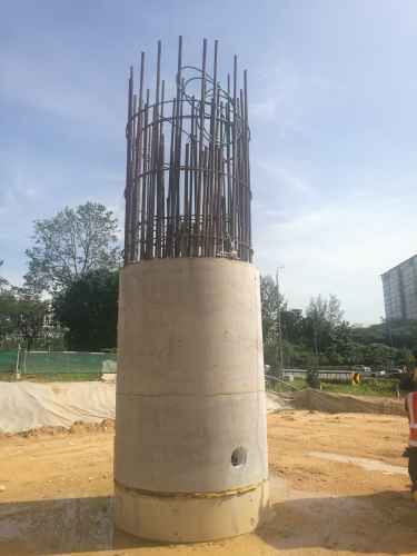 Circular Concrete Column in Construction | UltraTech Cement