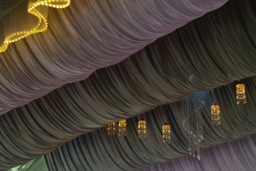 Fabric and Synthetic Leather False Ceiling