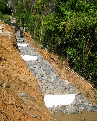 Gravity Retaining Wall in Construction | UltraTech