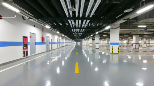  Epoxy flooring in Parking Space