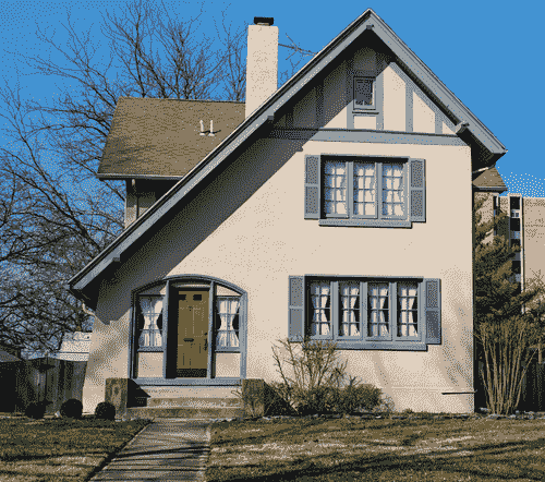 Type 5: Pitched Roof: Slant Pitched Roof on a House 