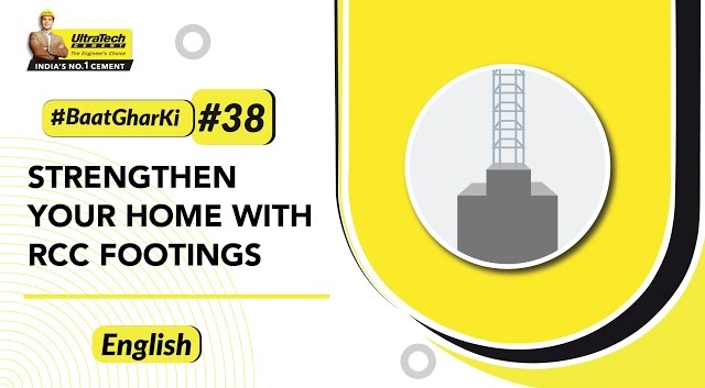 RCC Footing Construction | UltraTech Cement
