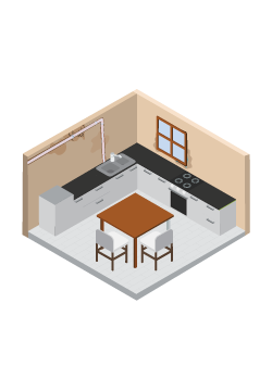 Common mistakes in Waterproofing: step 2- Incorrect Sloping