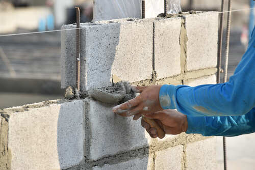 सीमेंट में ईंट चिनाई का काम  | अल्ट्राटेक