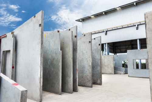 Precast concrete wall panels ka installation, tezi se ghar aur building nirmaan ki takneek
