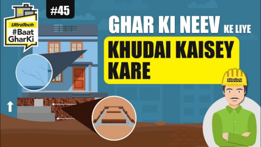 घर की नींव के लिए खुदाई का सही तरीका | Ghar Ki Neev Ke Liye Khudai Kaisey Kare | #बातघरकी