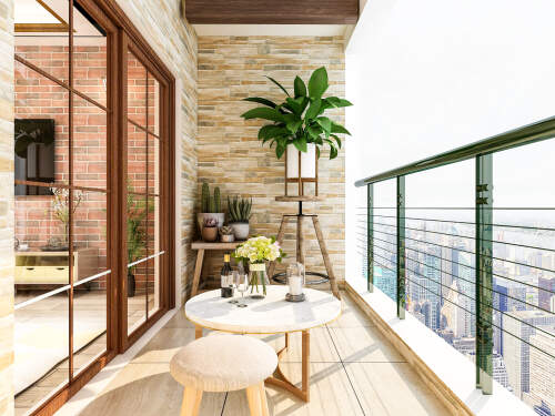 Aadhunik Design Wali Khuli Balcony | UltraTech