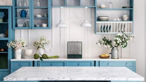 pandhra rang kitchen vastu nusar | UltraTech