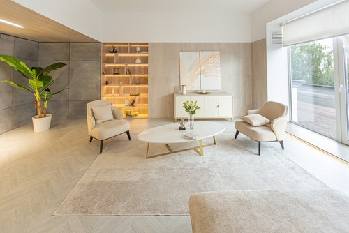 Modern Built-up Area Living Room | UltraTech